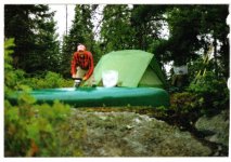 early laverendrye camp upside down canoe.jpg