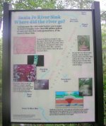 Santa Fe River Sink sign.JPG