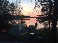 Campsite next to waterfalls - fishing was good above the falls.jpg